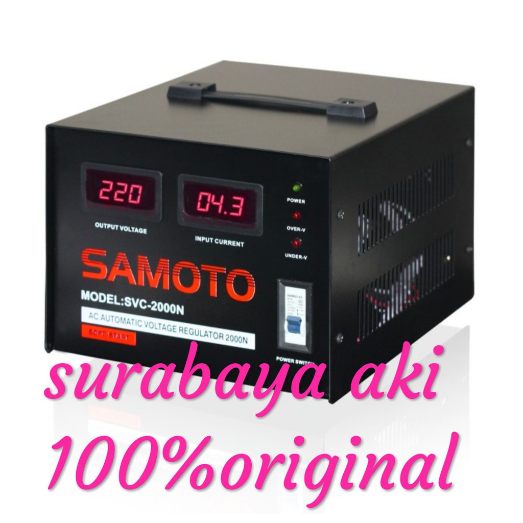 Stabilizer SAMOTO 2000VA/stavolt/stavol/stabiliser