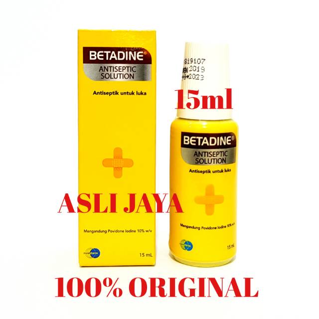 Betadine 15ml - Antiseptik Untuk Luka