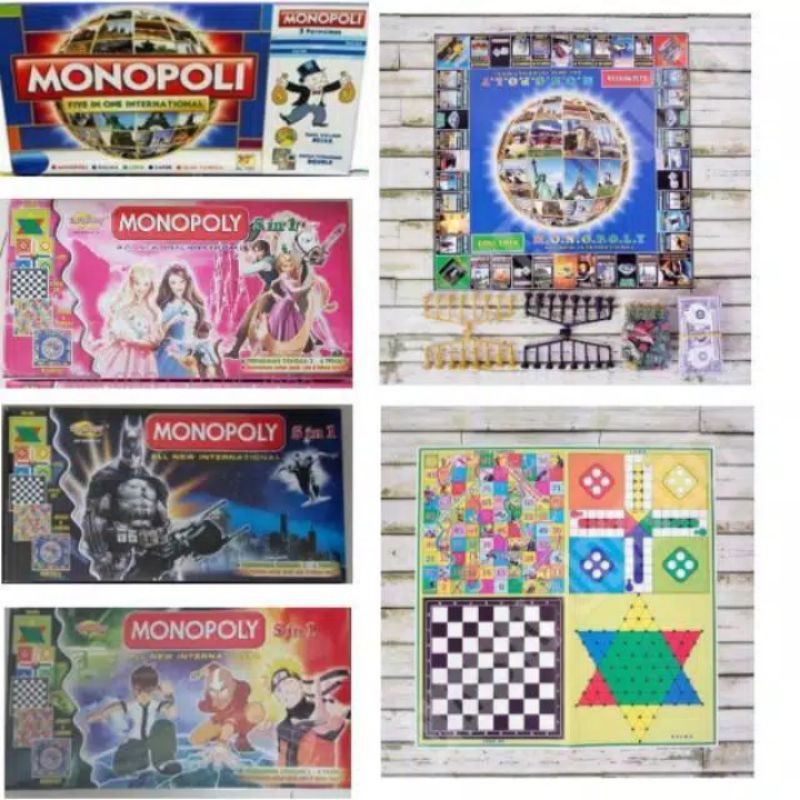 Monopoli 5in1 Karakter