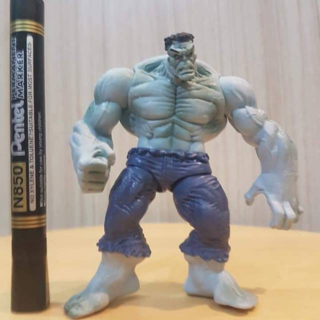 mainan action figure the grey hulk marvel universe series kw hasbro ti