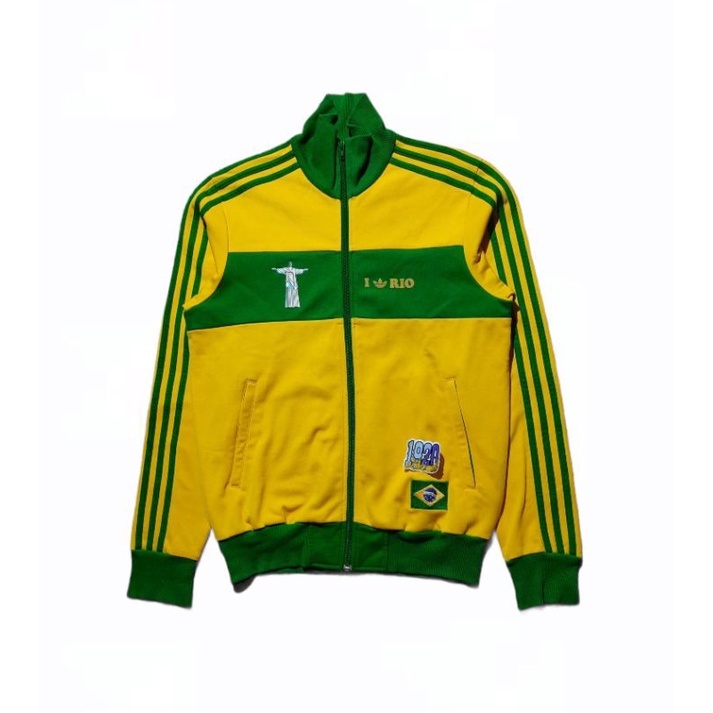 jaket tracktop adidas second original adidas brazil rio de janeiro