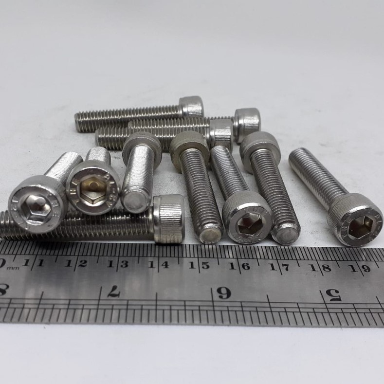 BAUT L STAINLESS M8 X 40 / BAUT 13 KUNCI L6 / L 6 / BAUT L SS M8 X 40 SUS 304 / BAUT L M8X40 STAINLE