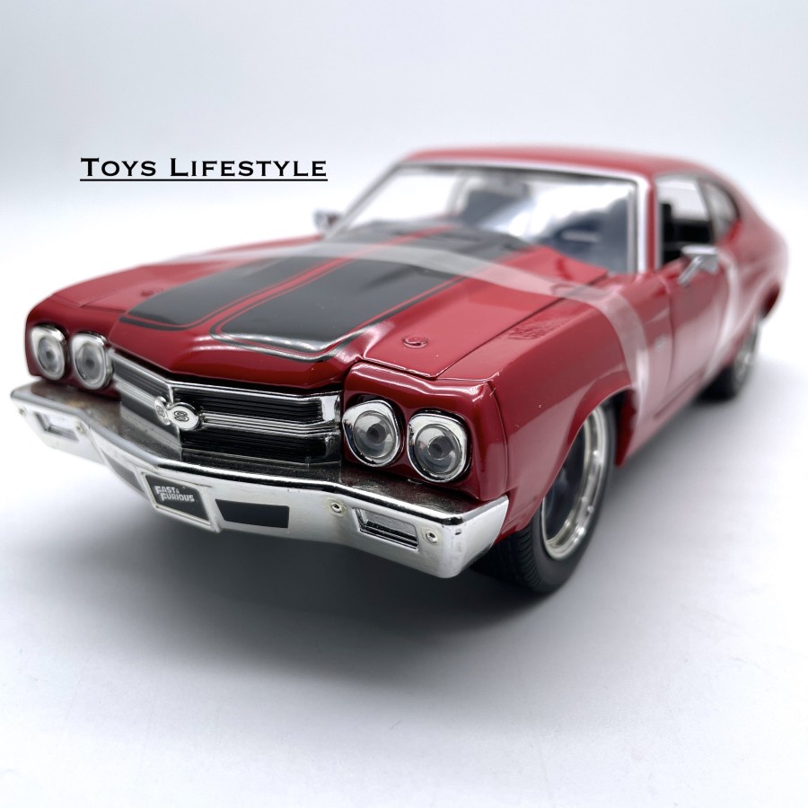 Mobil Jada Diecast Fast & Furious FF Dom's Chevy Chevelle SS 1:24