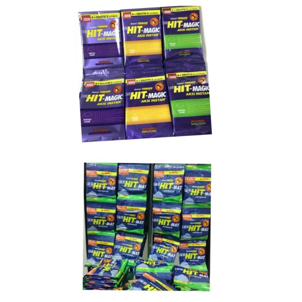 Obat nyamuk hit bakar hit listrik hit mat hit magic sachet