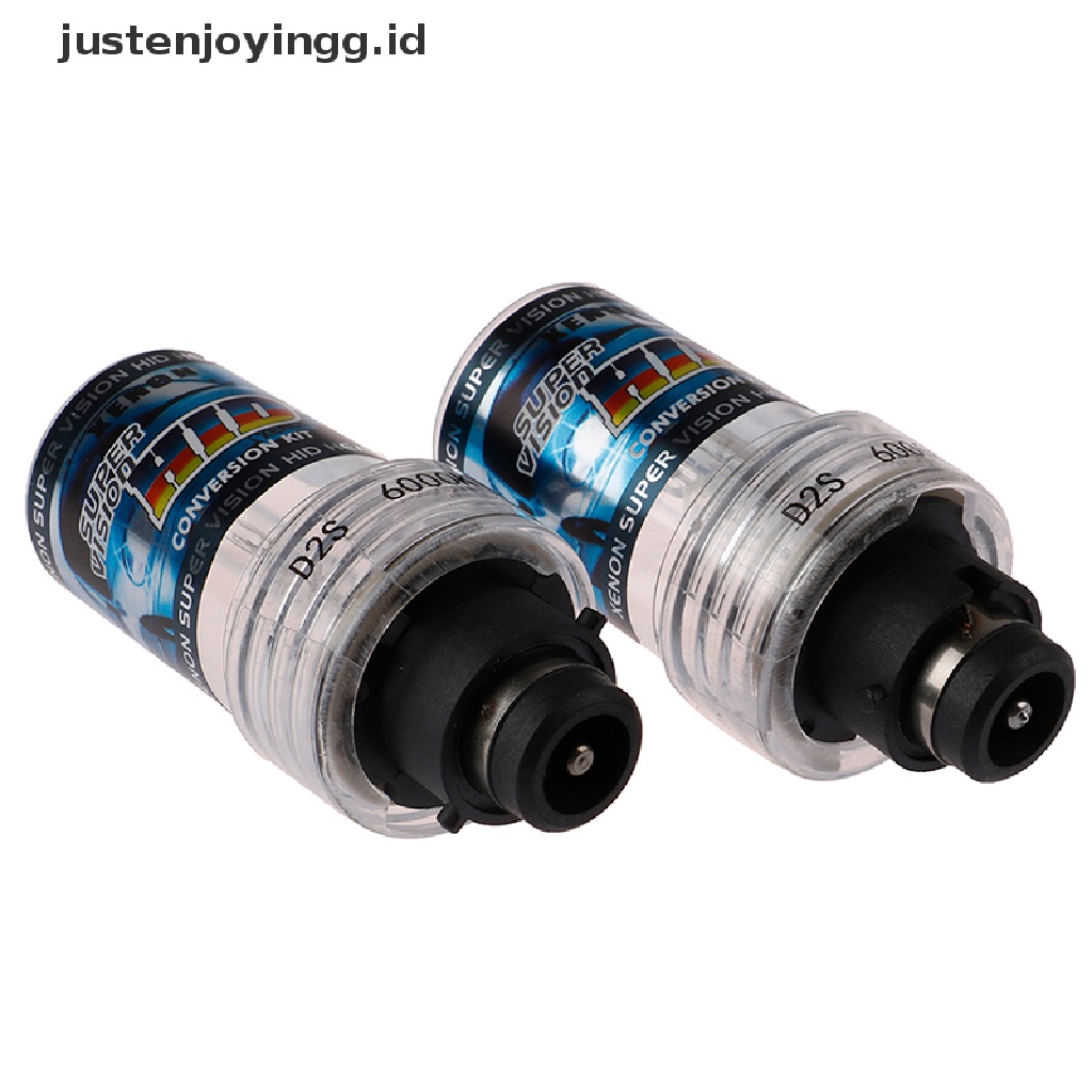 Sepasang Bohlam HID Xenon Pengganti Untuk Lampu Depan justenjoyingg.id 55W 6000K D2S D2R D2C