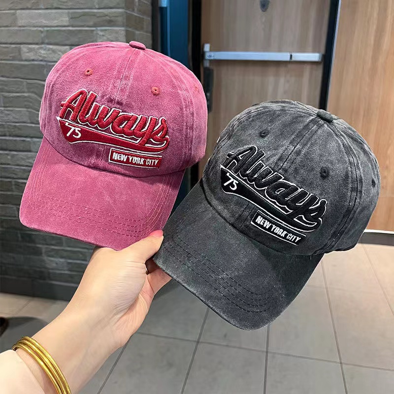 Topi Baseball ALWAYS Distro Casual Sport Pria Wanita - Topi Distro Baseball Denim Alway Caps Import