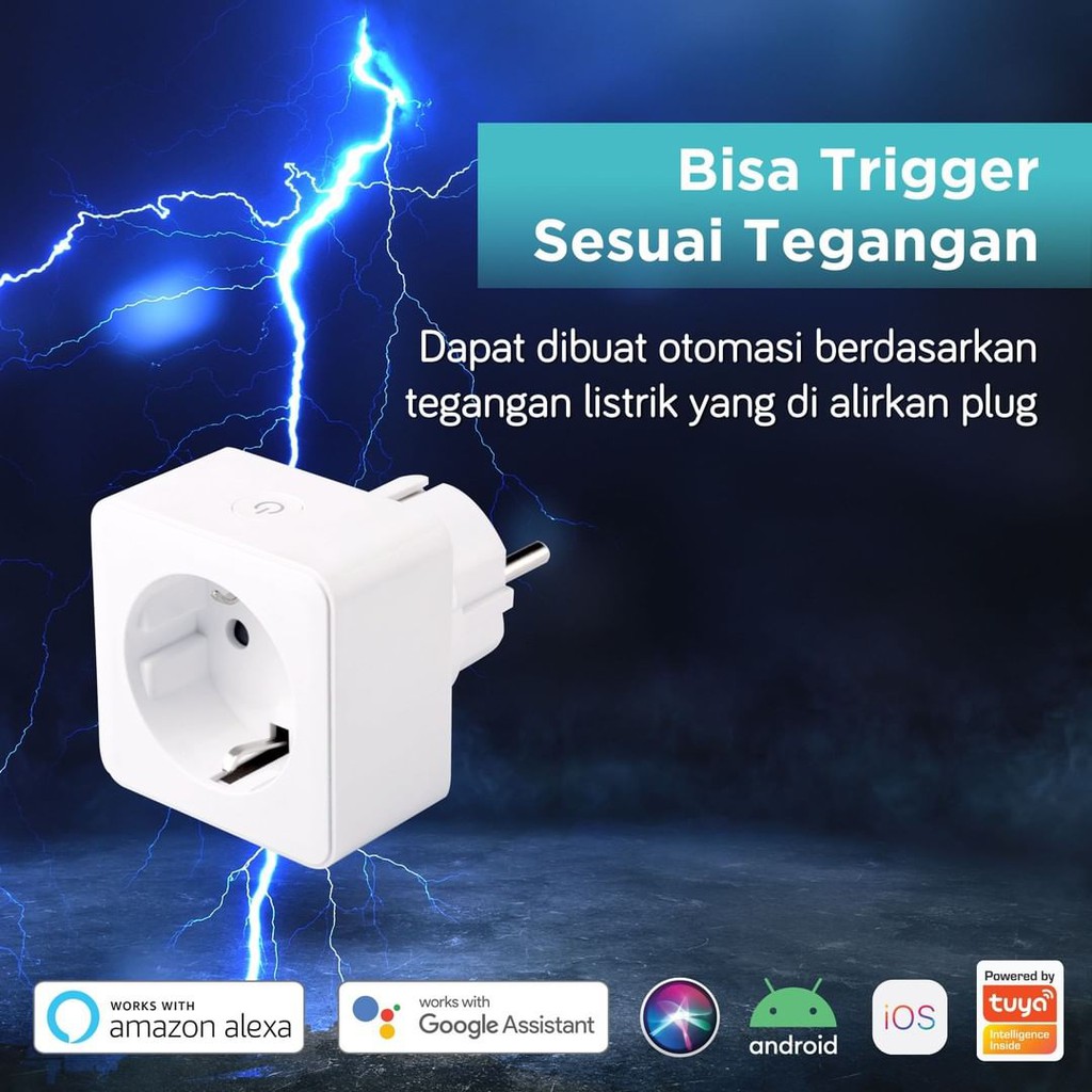 Bardi Smart Plug WiFi Wireless IOT Colokan Steker Colokan Pintar On OFF otomatis