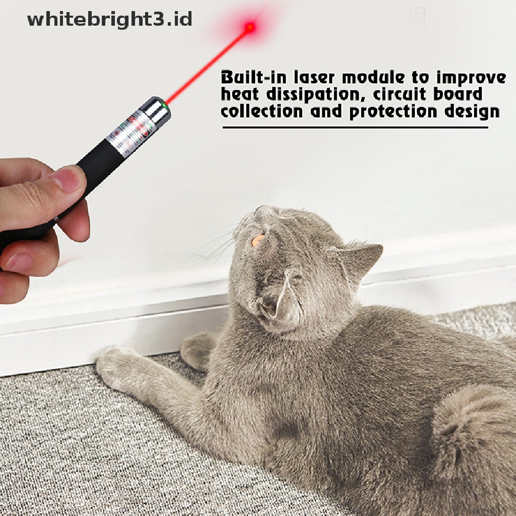 (whitebright3.id) 1pc Pen Laser Pointer High Power 5MW Warna Merah / Biru / Hijau