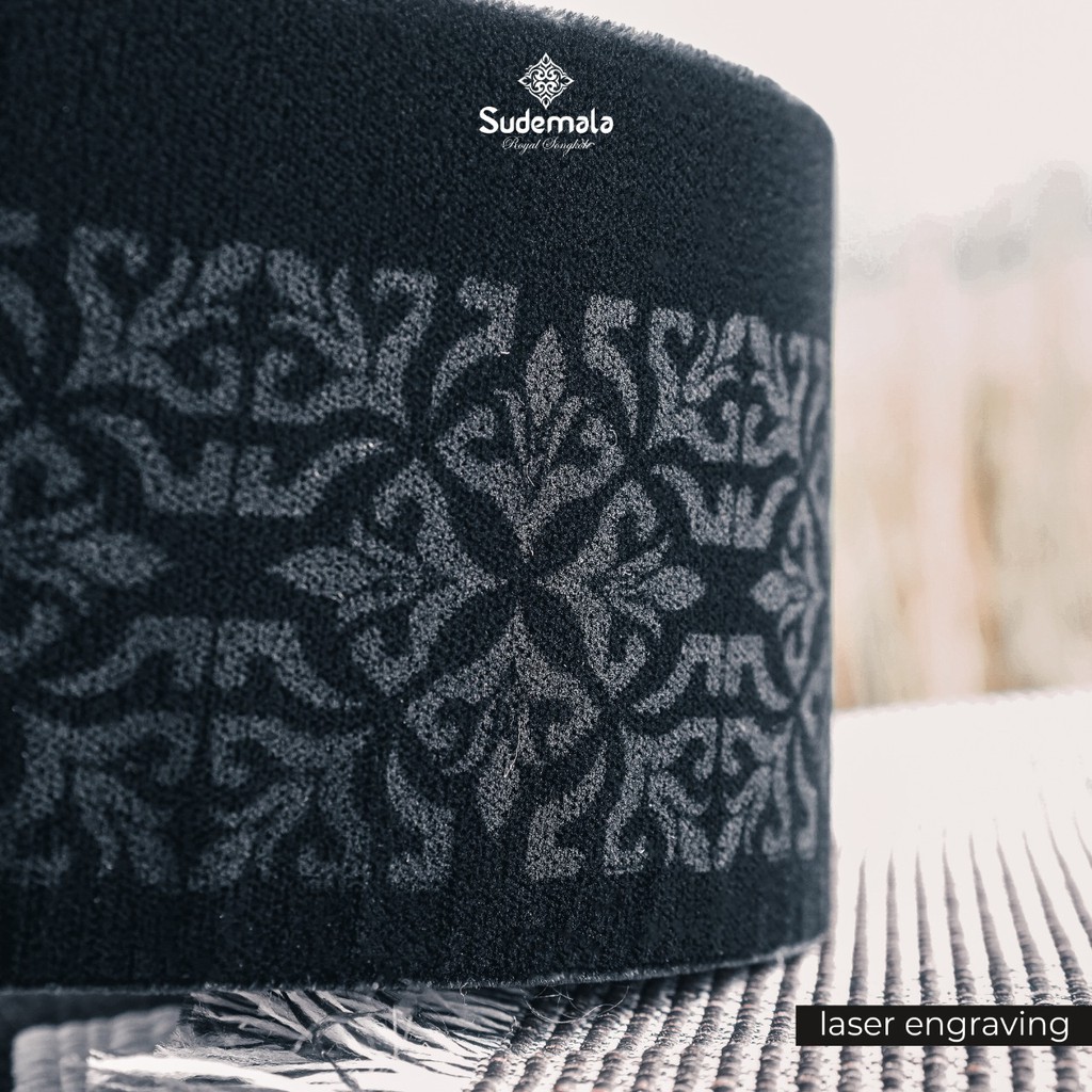 Songkok Sudemala/ Songkok Beludru Laser L-462 (Beludru Eagle)/ Kopyah/ Peci/ Songkok Beludru Motif