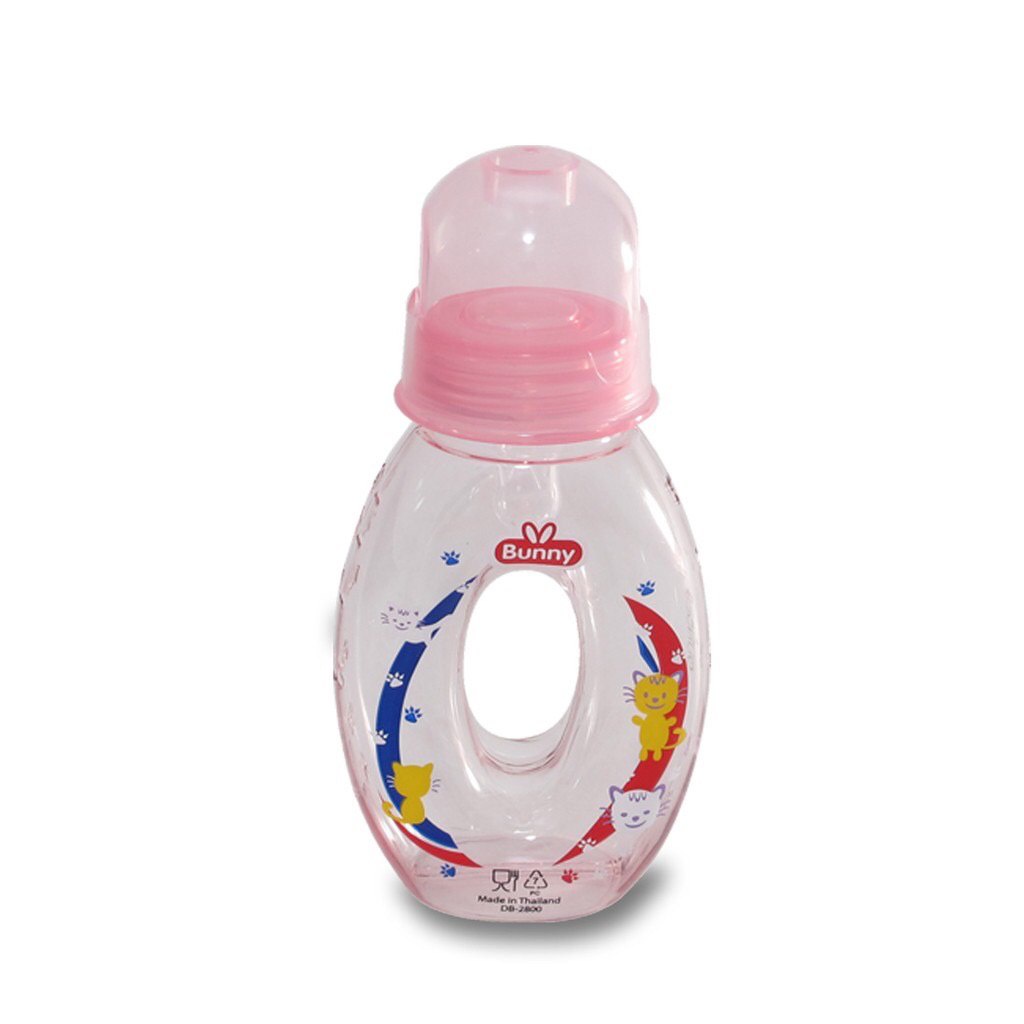 LUSTY BUNNY Reg botol with handle I Botol susu bayi bentuk donat 250ml