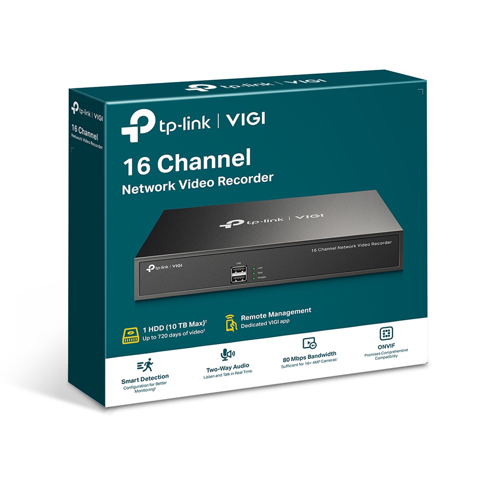 TP-Link VIGI 16 Channel Network Video Recorder VIGI NVR1016H