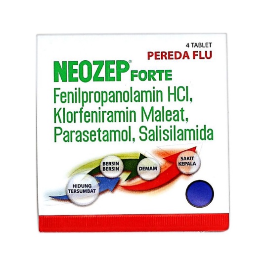 NEOZEP FORTE OBAT FLU PEREDA FLU ORIGINAL NEOSEP 4 TABLET DEMAM PUSING