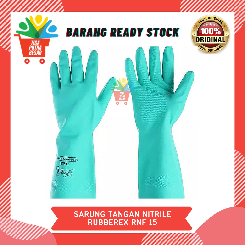 SARUNG TANGAN SUPER NITRILE RUBBEREX RNF 15