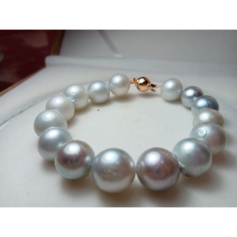 Langka Gelang mutiara laut silver