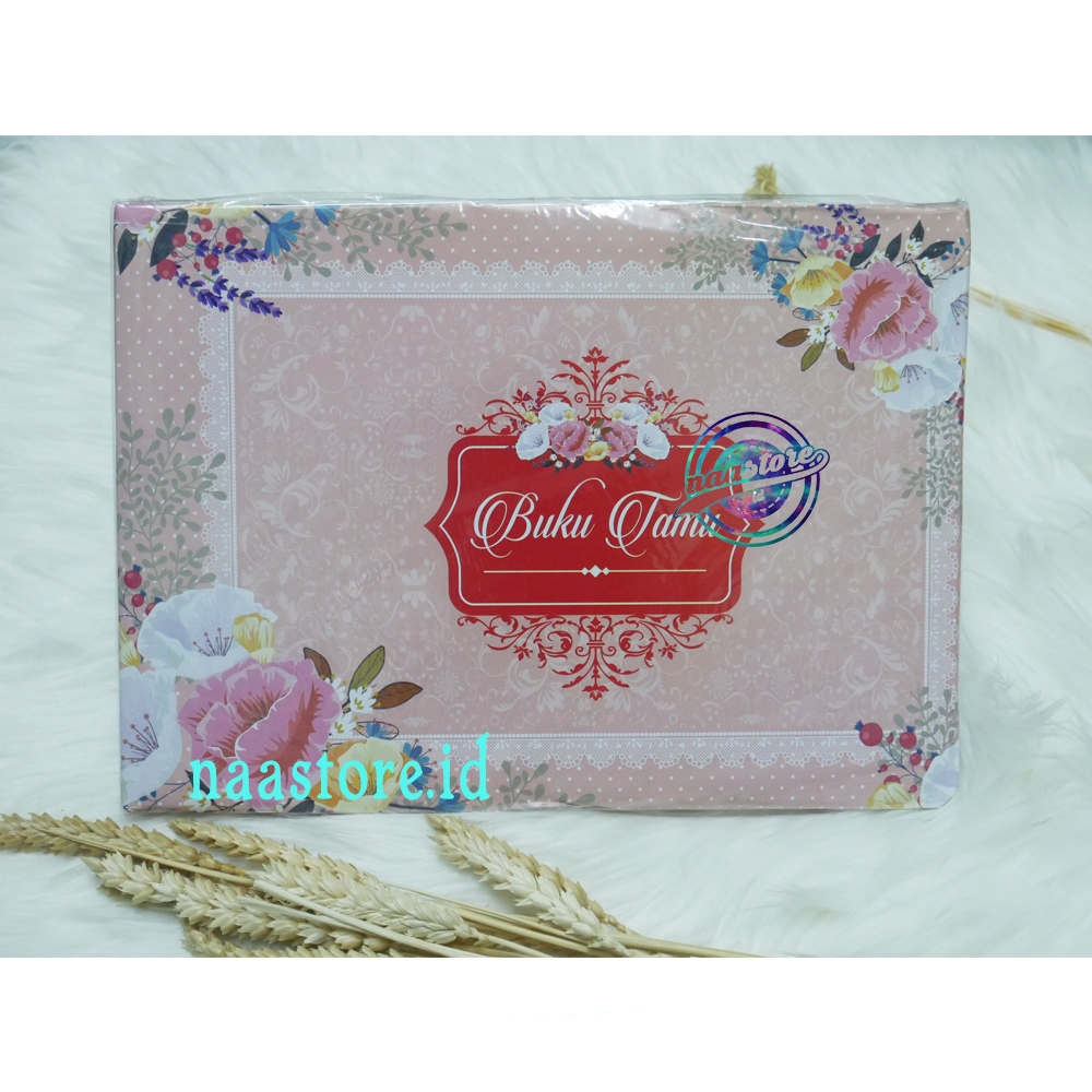 

1 set isi 2 Buku Tamu Bunga Pastel Lucu Unik . Souvenir Hadiah Pernikahan
