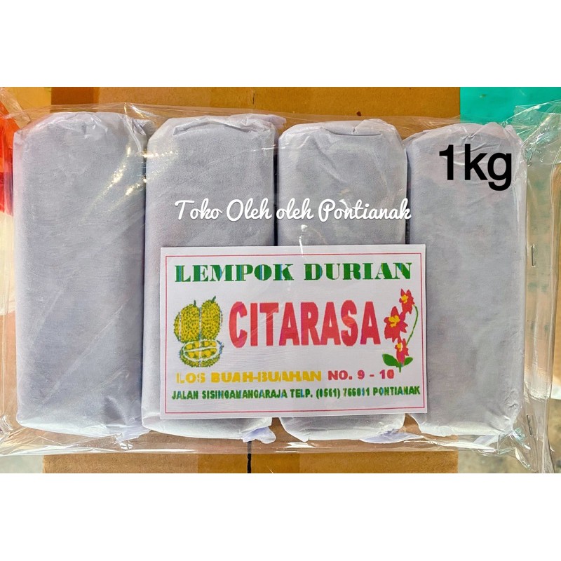 

Dodol Durian 1kg CITA RASA/ Lempok Durian/ Spesial Oleh oleh Khas Pontianak