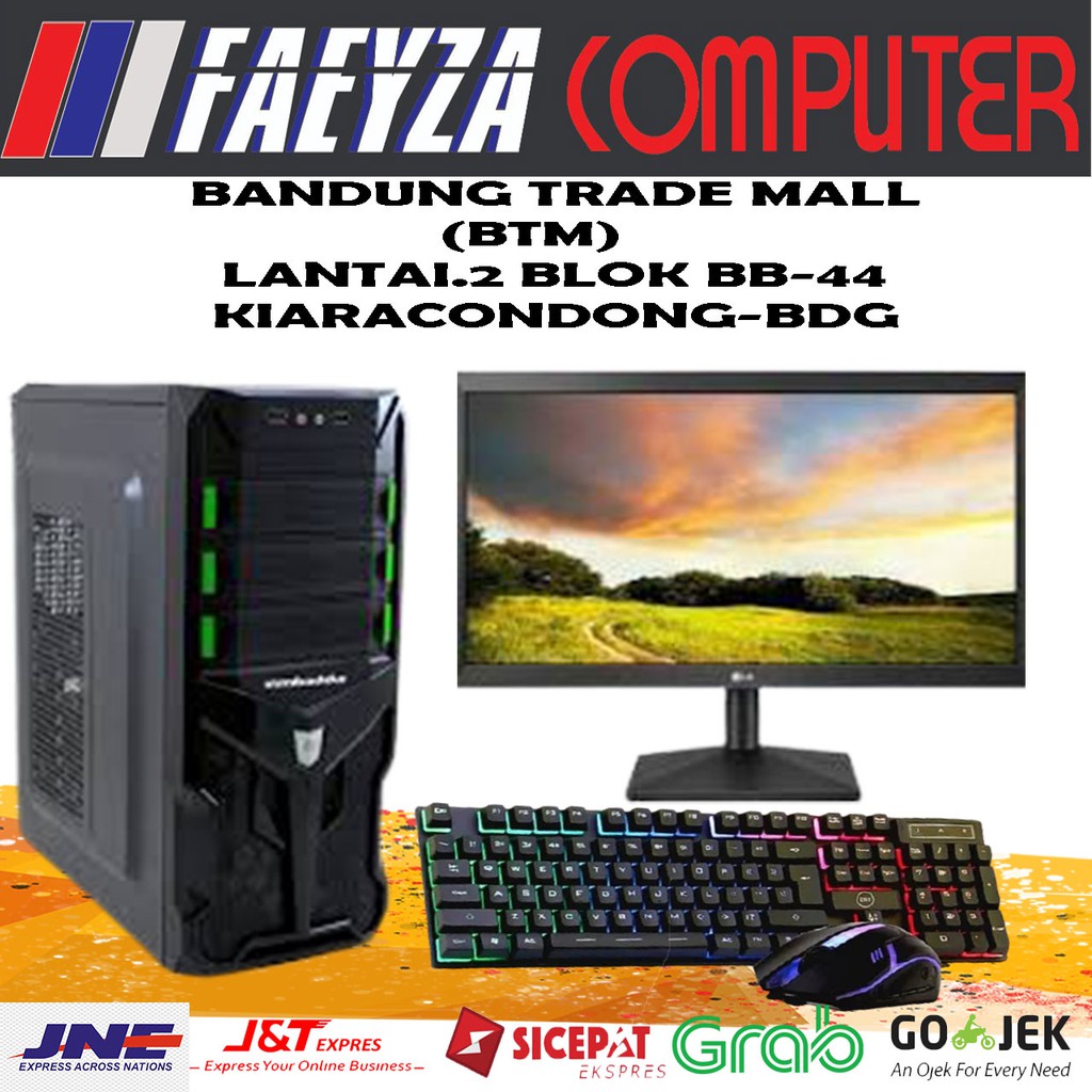 Pc Rakitan Intel Core i5 4460 ram 8gb ddr3 Hdd 500gb