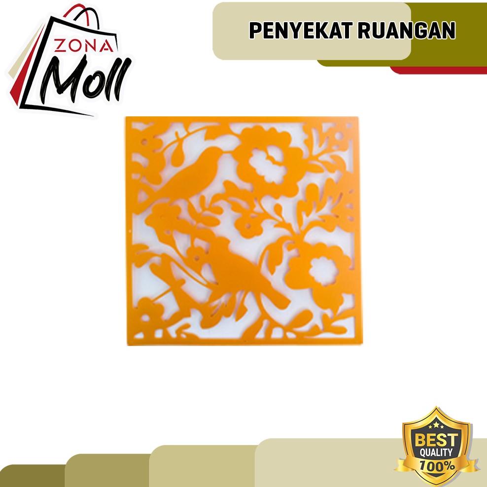 Penyekat Ruangan Sekat Partisi Ruang Dekorasi Tirai Dinding Vintage 3 D Pvc 4 Pcs