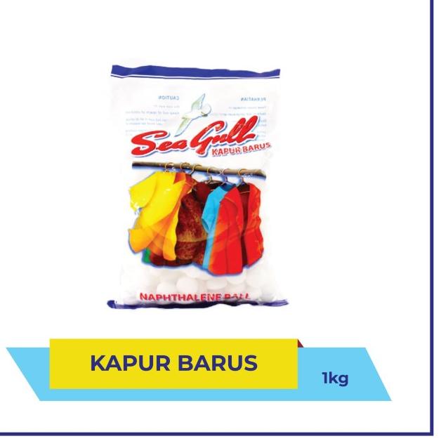 ™ Sea Gull Seagull Kamper putih kiloan kapur barus 1kg 1 kilo 1000 gram - Butiran Besar ☚