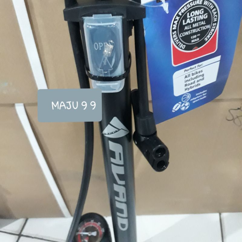 Pompa Sepeda motor Avand PMA-7032 Alloy 32mm+Meter pressure