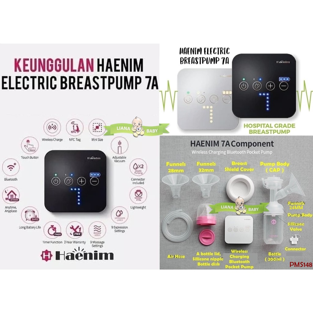 PMS148 BREASTPUMP ELECTRIC HAENIM 7A / POMPA ASI HAENIM 7A