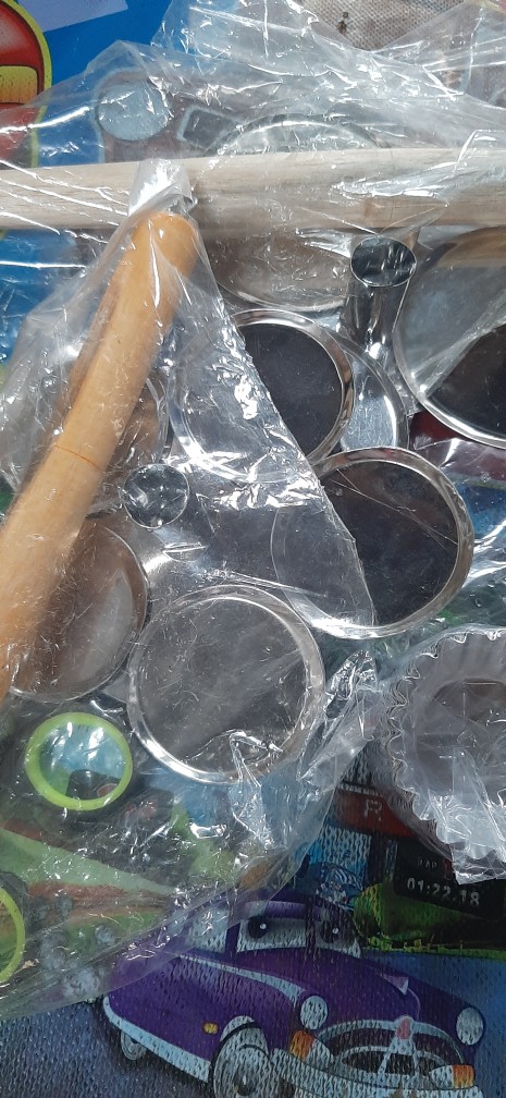 Cetakan Peyek Isi 3 Diameter 8 Cm Bahan Stainless