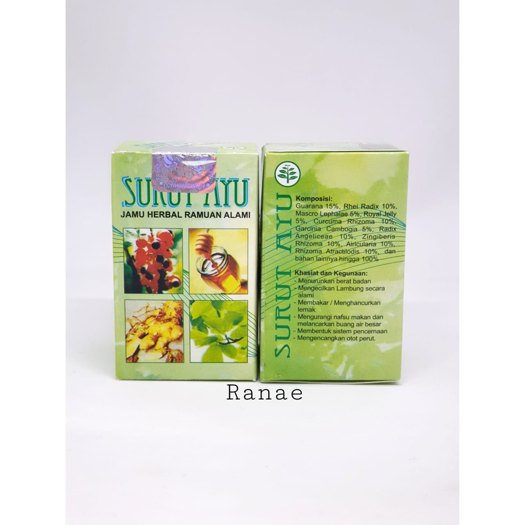 SURUT AYU - Pelangsing Herbal alami / surut ayu