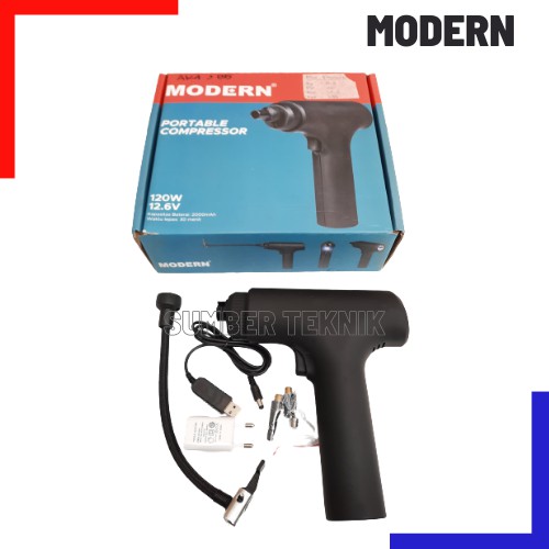 Kompressor Portable Modern / Mesin Pompa Ban Portable Modern