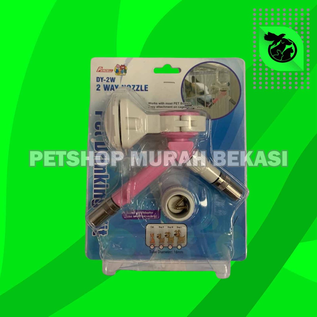 Pet Drinking Kit DY-2W Kepala Botol Minum Hewan Gantung