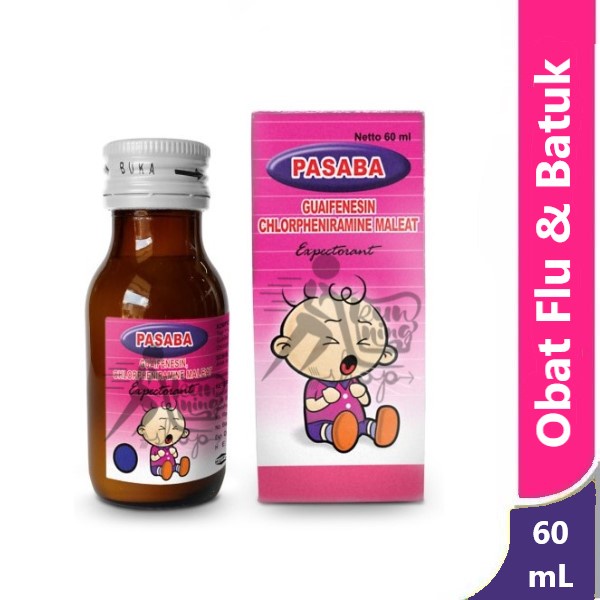 Pasaba Expectorant Sirup 60 mL - obat pilek & batuk berdahak anak
