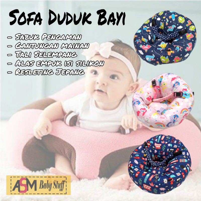  Sofa Bayi Belajar Duduk  dengan Safety Belt Shopee Indonesia