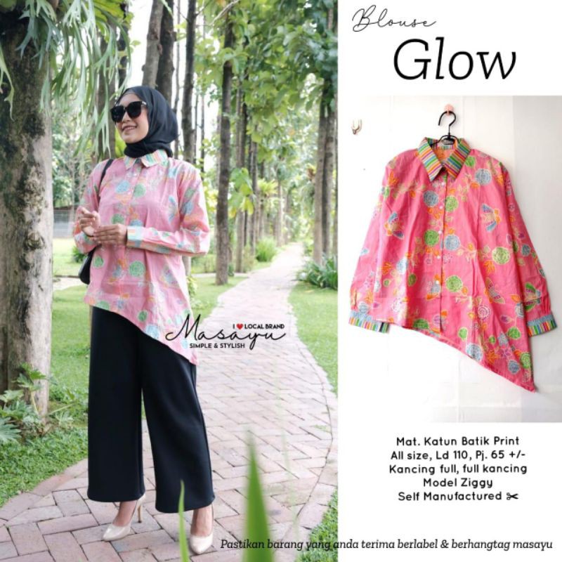 Tunik Blouse Glow Delhi Batik Busui ori Masayu Solo