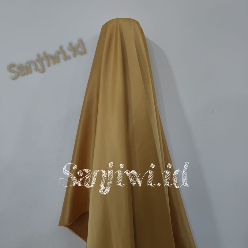 Kain SATIN VELVET PREMIUM / Kain Satin Bridesmaid High Quality-Gold