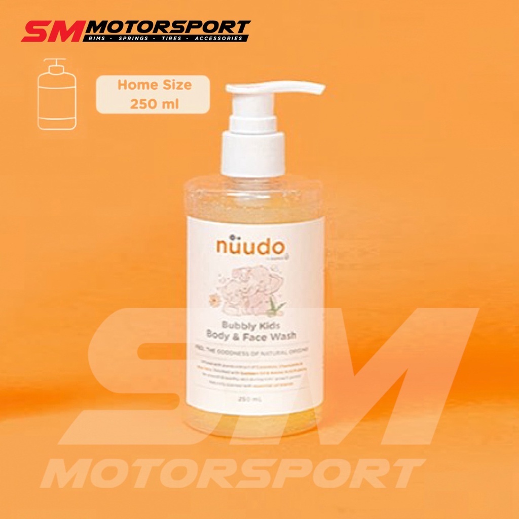 Nuudo Bubbly Kids Body &amp; Face Wash 250ml by Pureco Sabun Mandi Bayi