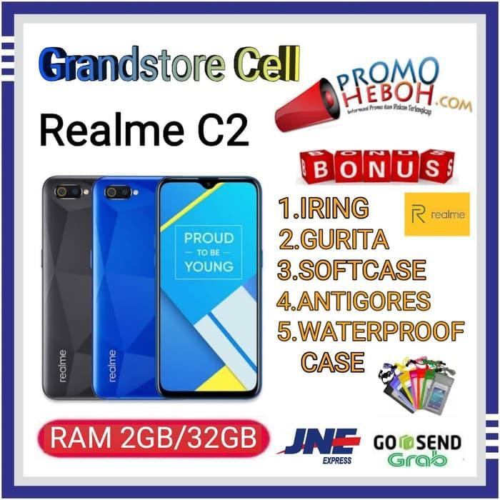 Baru Realme C2 Ram 2 32 Gb Garansi Realme Indonesia Biru Handphone Hp Shopee Indonesia