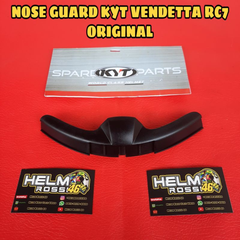 [COD] NOSE GUARD KYT VENDETTA DAN FALCON - KYT RC7 - RC SEVEN - R10 - KYT C5 ORIGINAL PART KYT