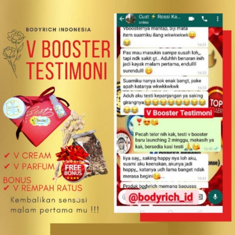 V BOOSTER by ALESKIN GLOW Perapat Vagina-Perapat Miss V-Pengencang Miss V-Pemutih Miss V Parfum Miss V Herbal