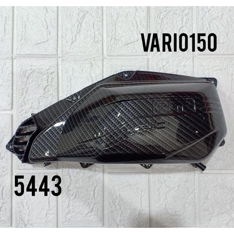 COVER TUTUP FILTER UDARA HAWA KARBON NEMO VARIO 150 NEW 2018