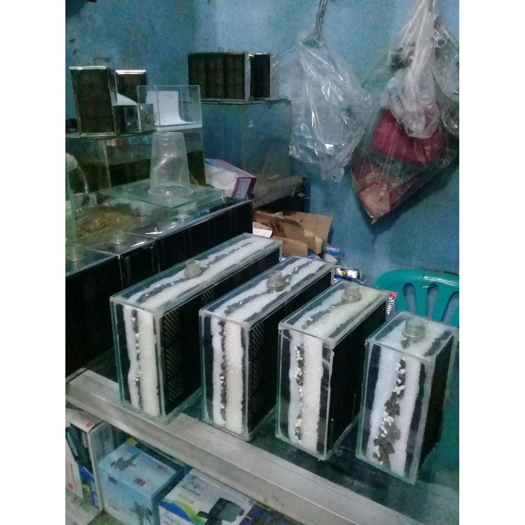 Big Sale Filter Aquarium Tanpa Kuras Ukuran Kecil Plus Pompa Bagus