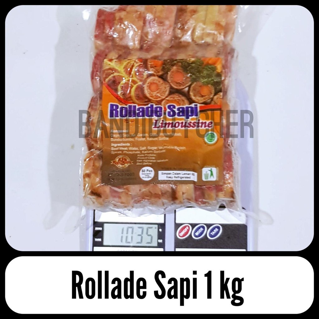 Rollade Sapi - Beef Rolade Murah King Food Katering 1 kg Bandi