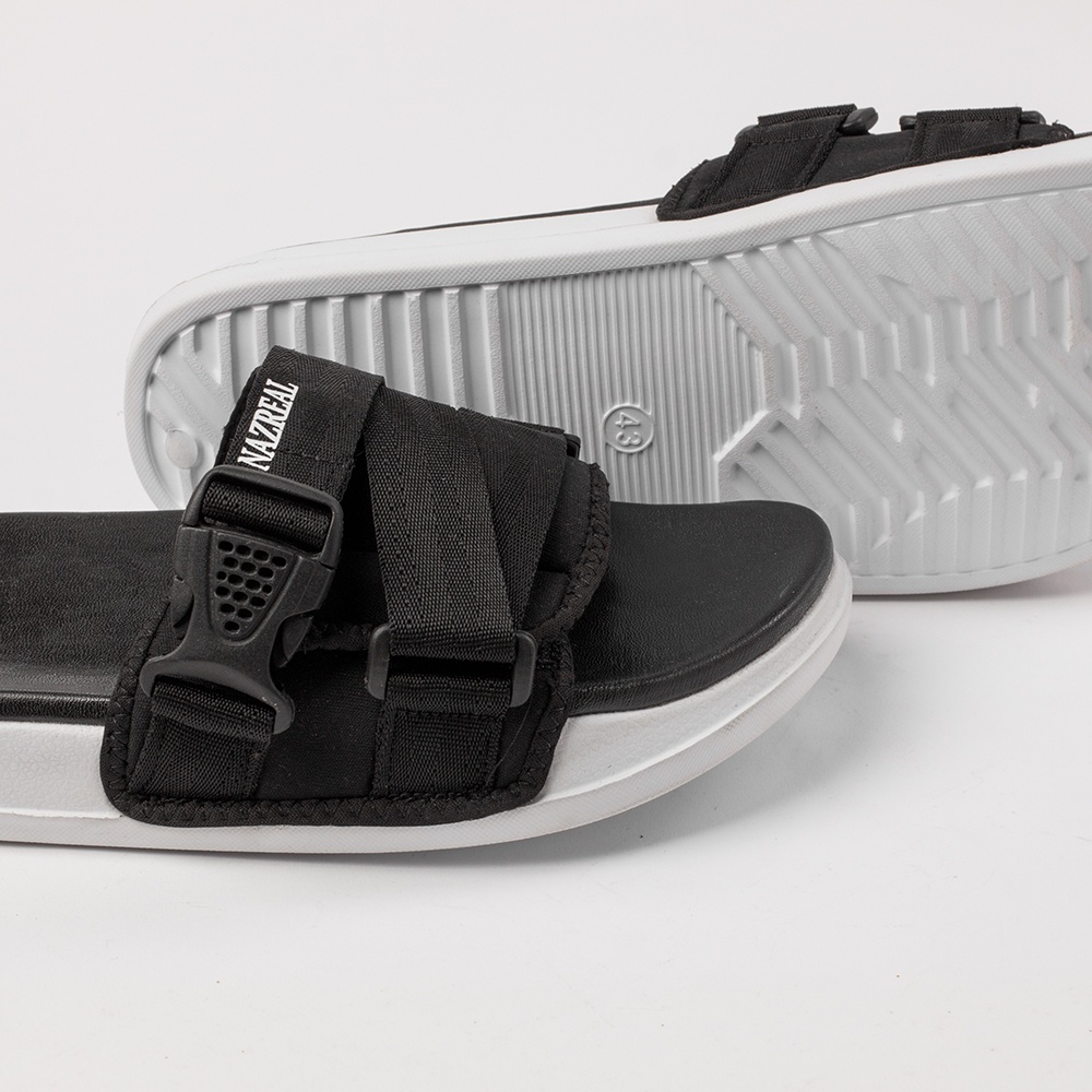 EDVARD |ManNeedMe x NAZ| Sandal Slop Pria Sendal Slip On Slide ORIGINAL