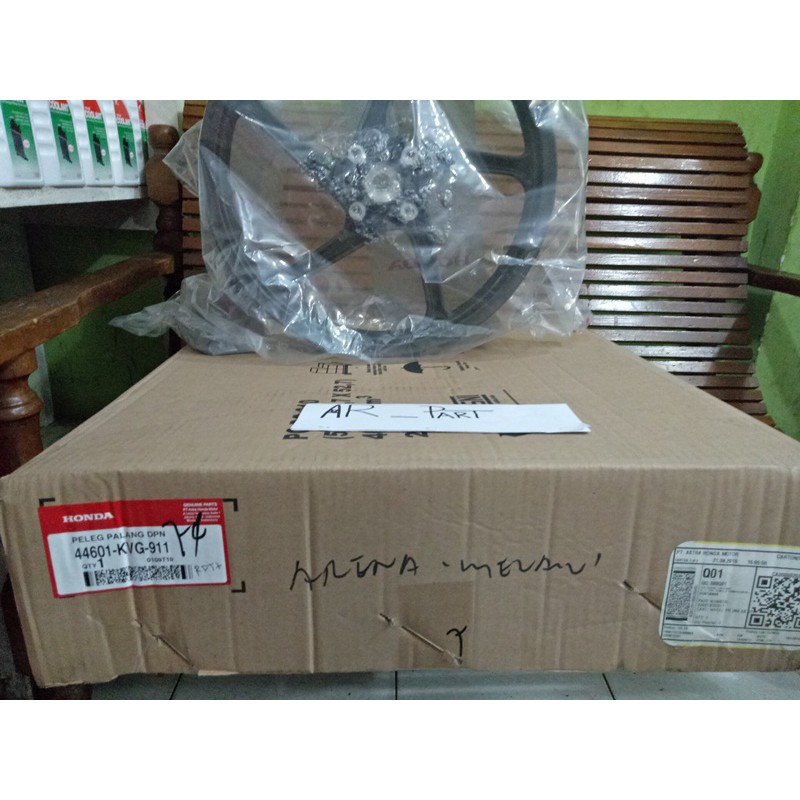 velg racing depan beat  44601-kvg-911 ASLI AHM HONDA
