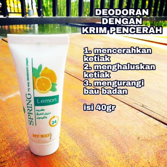 Spring Deodorant Cream my way