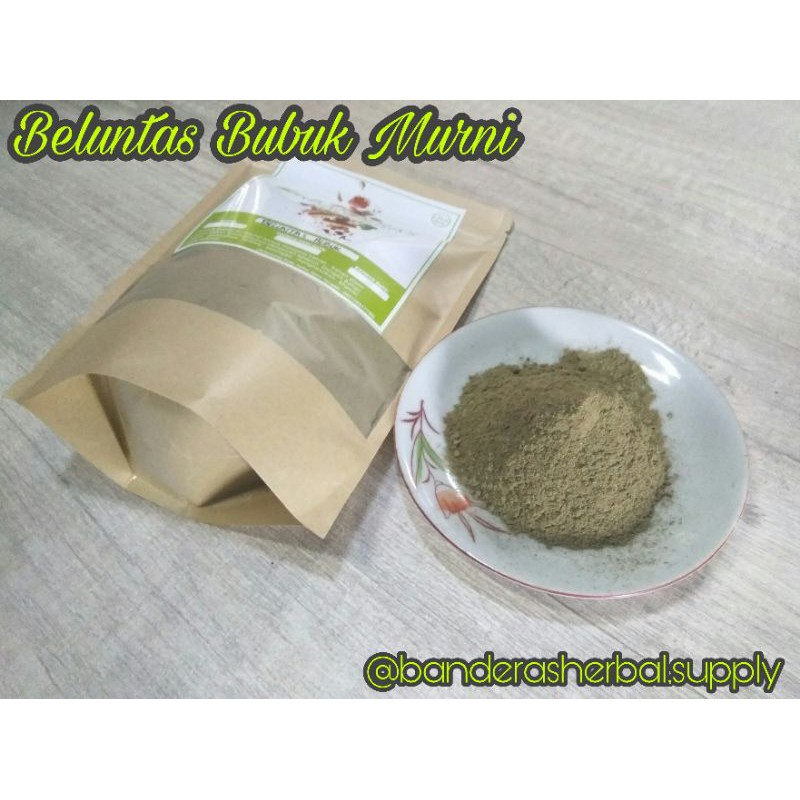 

(FRESH) Daun Beluntas Bubuk Murni 250gr - Pluchea Indica Powder 250gr