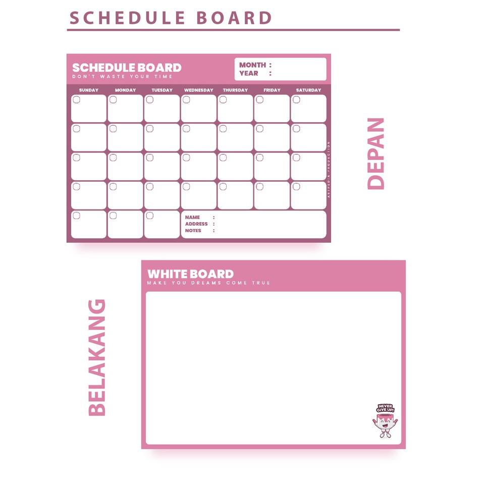 

Grosir | I68PS Schedule Board / Schedule Board Warna Dasar dan Pastel / Paket Papan Tulis Tempel / Whiteboard Kecil //Best Product