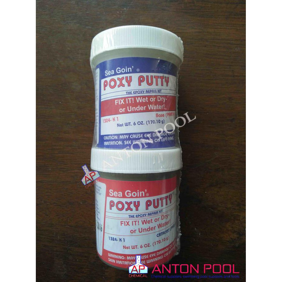 Lem Keramik Bawah Air Poxy Putty (pack 340gr)