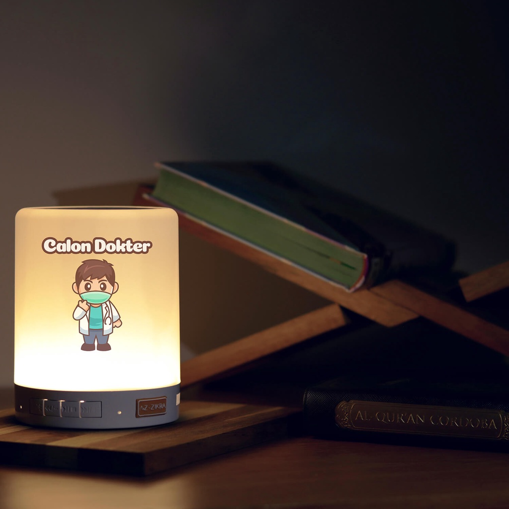 Hafiz Speaker Quran / Lampu Tidur Murottal Az-zikra Premium - HS Lamp Boy Doctor