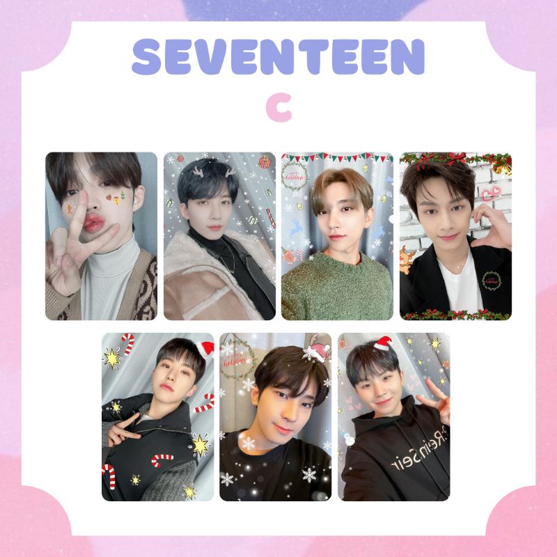 [SEVENTEEN] PHOTOCARD SEVENTEEN CHUSEOK, CHRISTMAS, NEW YEAR ‼️BACA DESKRIPSI‼️