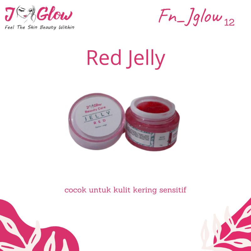 Red Jelly Jglow / glowing/perawatan wajah/jelly bpom