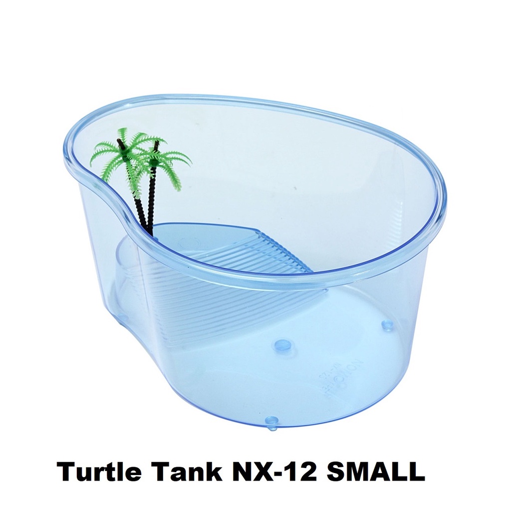 Turtle Tank Mangga S 20x15x10cm Vivarium Aquarium Kura NOMOY NX-12 SMALL